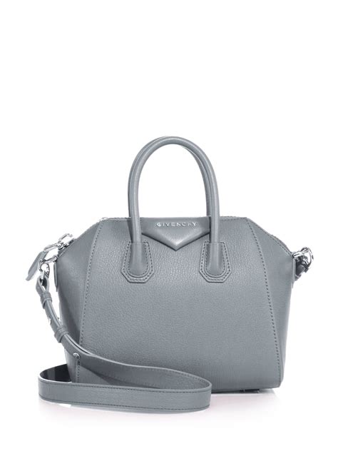 givenchy antigona blue grey|Givenchy antigona mini.